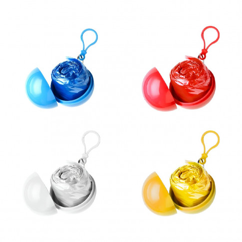 Wiederverwendbarer Poncho mit Kugelbeutel