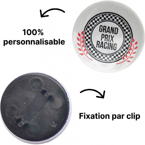 Individuell gestaltete Dekorationsplakette für Fahrradspeichen