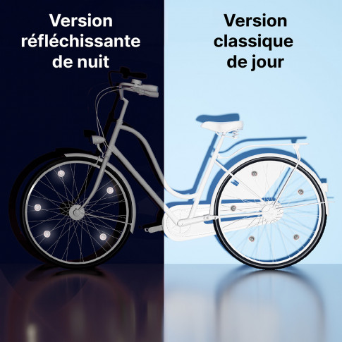 Individuell gestaltete Dekorationsplakette für Fahrradspeichen