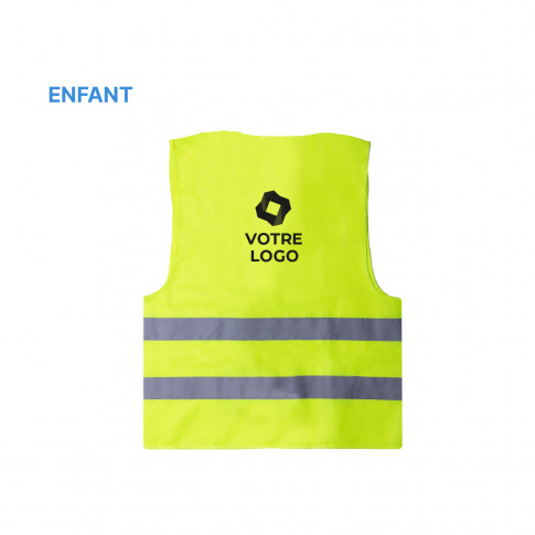 Gilet de sécurité enfant en PET recyclé