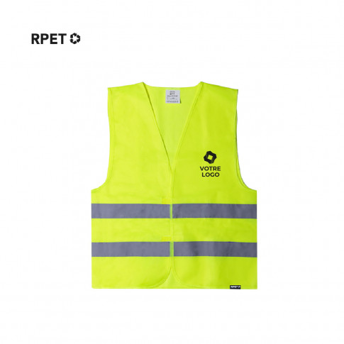 Sicherheitsweste für Erwachsene aus recyceltem PET