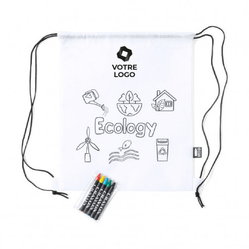 Tasche aus recyceltem PET zum Ausmalen