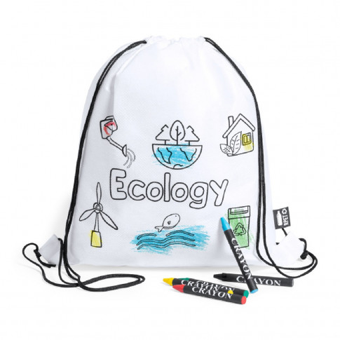 Sac en PET recyclé à colorier