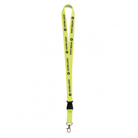 Lanyard promotionnel réfléchissant