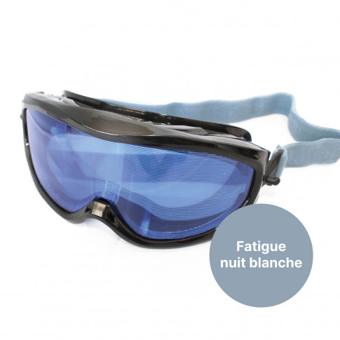 Brille zur Simulation von Müdigkeit nach einer durchwachten Nacht