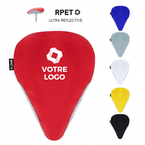 Reflektierende Sattelabdeckung aus recyceltem rPET