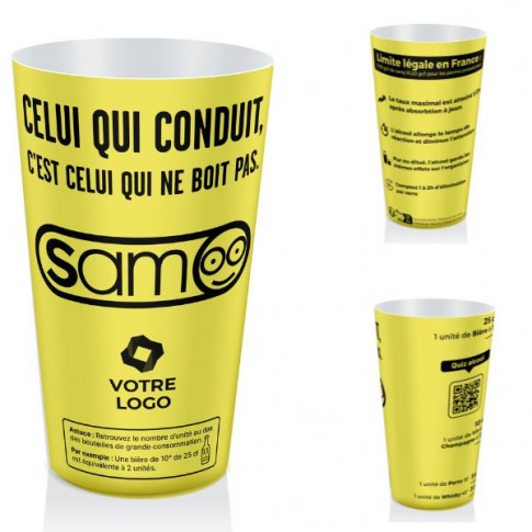 Gobelet doseur alcool - SAM celui qui conduit