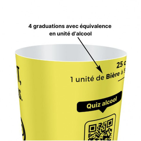 Gobelet doseur alcool - SAM celui qui conduit