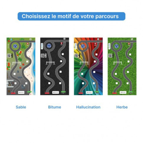 Parcours 3 x 1,5 m pour lunettes simulation - personnalisable