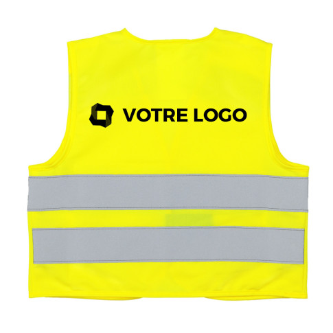 Gilet enfant réfléchissant personnalisable Made in Europe