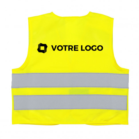 Personalisierbare reflektierende Kinderweste Made in Europe