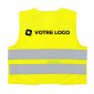 Gilet enfant réfléchissant personnalisable Made in Europe