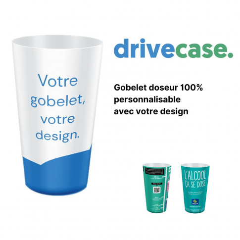 Gobelet doseur prévention alcool - 100 % personnalisable