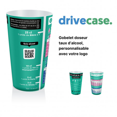 Gobelet doseur prévention alcool - 100 % personnalisable