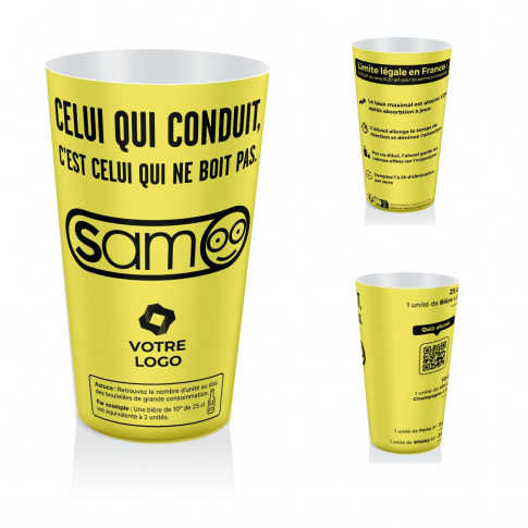 Gobelet doseur alcool - SAM celui qui conduit