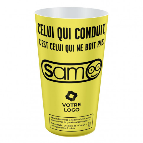 Gobelet doseur alcool - SAM celui qui conduit