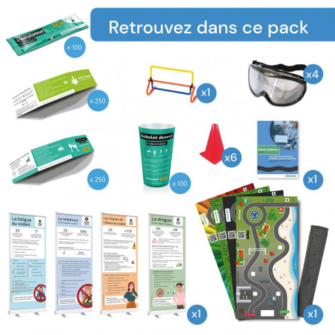 Pack prévention premium (alcool, drogues, fatigue et distracteurs)