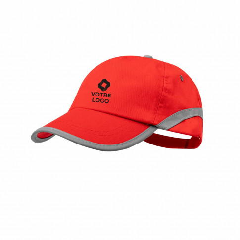 Casquette de couleur avec bande réfléchissante - adulte et enfant