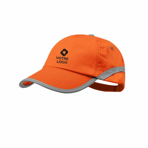 Casquette de couleur avec bande réfléchissante - adulte et enfant