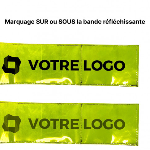 Reflektierende Armbinde für Motorradfahrer