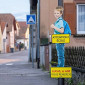 Panneaux de sensibilisation silhouettes enfants