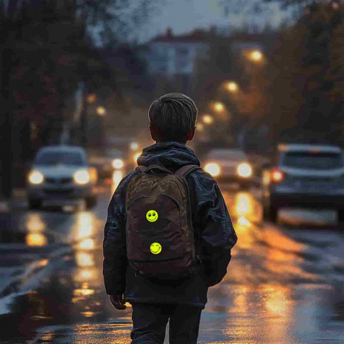 Set mit 4 fluoreszierenden Aufklebern für Kinder