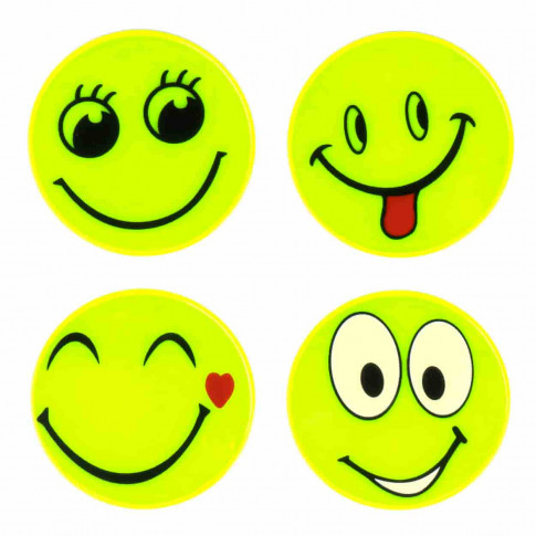 Set de 4 autocollants fluorescents pour enfants
