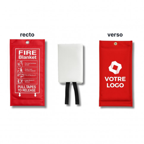 Couverture anti feu personnalisable