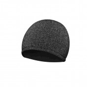 Reflektierende schwarze Mütze