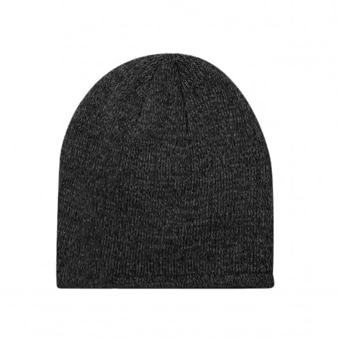 Reflektierende schwarze Mütze