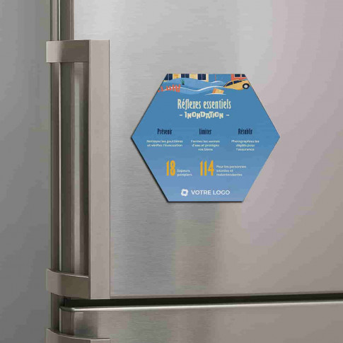 Magnet réflexes risques climatiques - Inondation