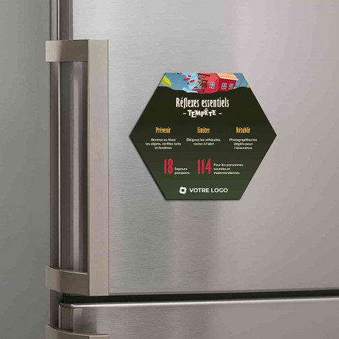 Magnet réflexes risques climatiques - Tempête