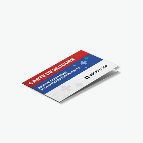 Carte de secours - Personnalisable
