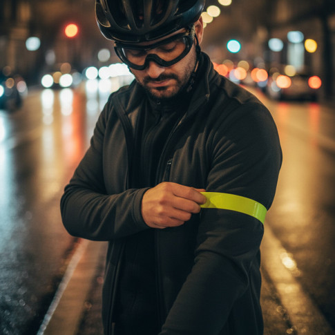 Brassard réfléchissant enrouleur 38 cm