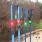 Circuit pédagogique "intersection" avec feux tricolores