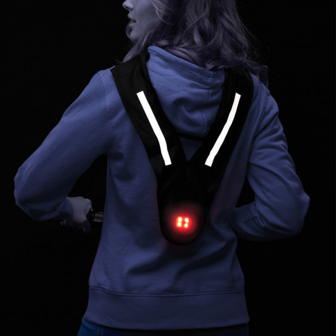 Harnais LED à bandes réfléchissantes – Personnalisable