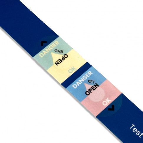 GHB- und Ketamin-Detektorarmband für Getränke – individuell gestaltbar