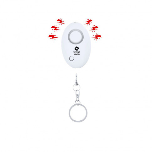 Alarme personnelle avec lampe LED intégrée - Personnalisable 