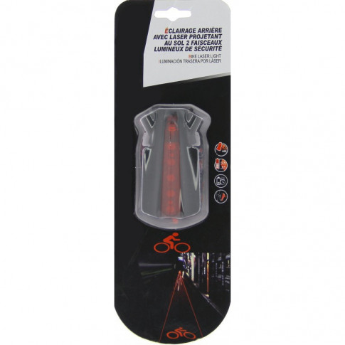 Fahrradrücklicht mit Laser
