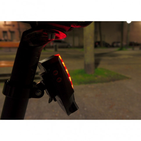 Fahrradrücklicht mit Laser