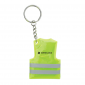 Porte clés réfléchissant en gilet de sécurité - personnalisable