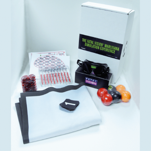 Komplettes Cannabis-Brillen-Set mit 3 Aktivitäten von FatalVision®