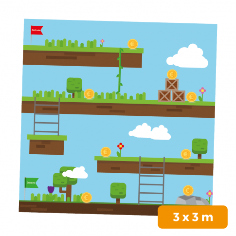 Parcours lunettes de simulation "Arcade Game" 3 x 3 m - personnalisable