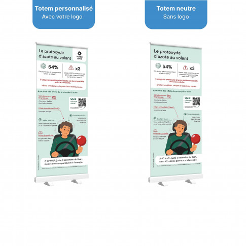 Roll-Up-Display – Lachgas und Autofahren