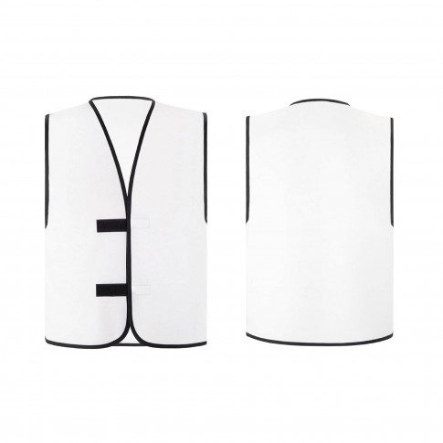 Werbeweste in Farbe ohne reflektierende Streifen