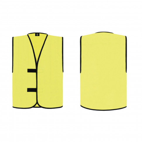 Gilet publicitaire de couleur sans bande réfléchissante