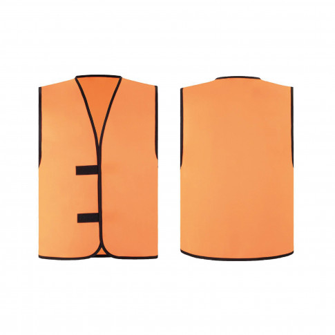 Gilet publicitaire de couleur sans bande réfléchissante