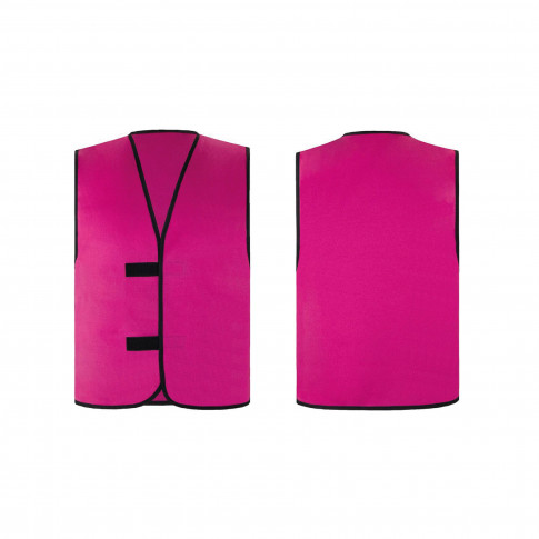 Gilet publicitaire de couleur sans bande réfléchissante