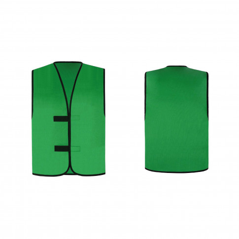 Gilet publicitaire de couleur sans bande réfléchissante