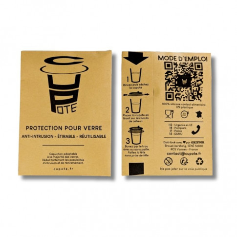 Protection de verre anti drogue